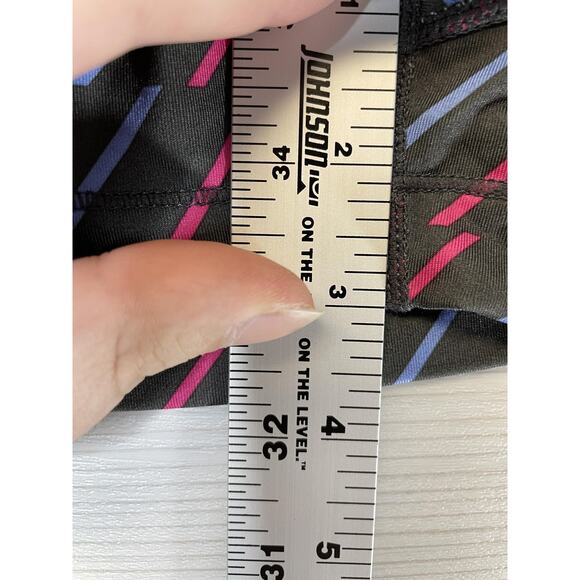 Nike Pro Compression Shorts Womens Medium Black Pink Blue Dri-FIT - Picture 4 of 9
